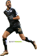 Riyad Mahrez football render