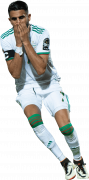 Riyad Mahrez football render