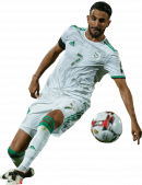 Riyad Mahrez football render