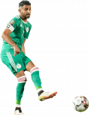 Riyad Mahrez football render