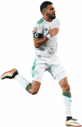 Riyad Mahrez football render