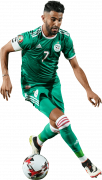 Riyad Mahrez football render