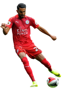 Riyad Mahrez football render