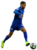 Riyad Mahrez football render