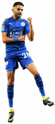 Riyad Mahrez football render