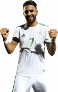 Riyad Mahrez football render