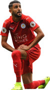 Riyad Mahrez football render