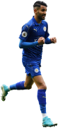 Riyad Mahrez football render