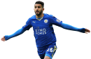 Riyad Mahrez football render