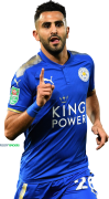 Riyad Mahrez football render