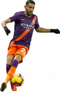 Riyad Mahrez football render