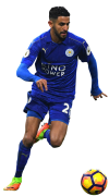 Riyad Mahrez football render