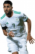 Riyad Mahrez football render