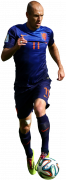 Arjen Robben football render