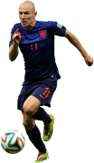 Arjen Robben football render