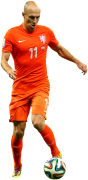 Arjen Robben football render