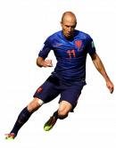 Arjen Robben football render