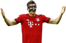 Robert Lewandowski football render