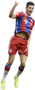 Robert Lewandowski football render