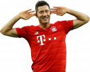 Robert Lewandowski football render