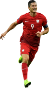 Robert Lewandowski football render