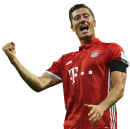 Robert Lewandowski football render