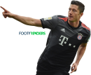 Robert Lewandowski football render