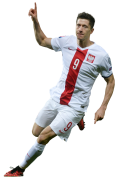 Robert Lewandowski football render