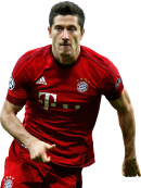 Robert Lewandowski football render