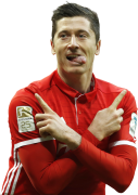 Robert Lewandowski football render