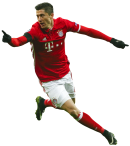 Robert Lewandowski football render