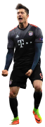 Robert Lewandowski football render