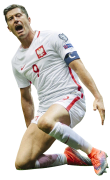 Robert Lewandowski football render