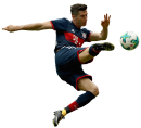 Robert Lewandowski football render