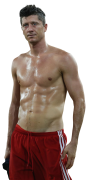 Robert Lewandowski football render