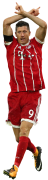 Robert Lewandowski football render