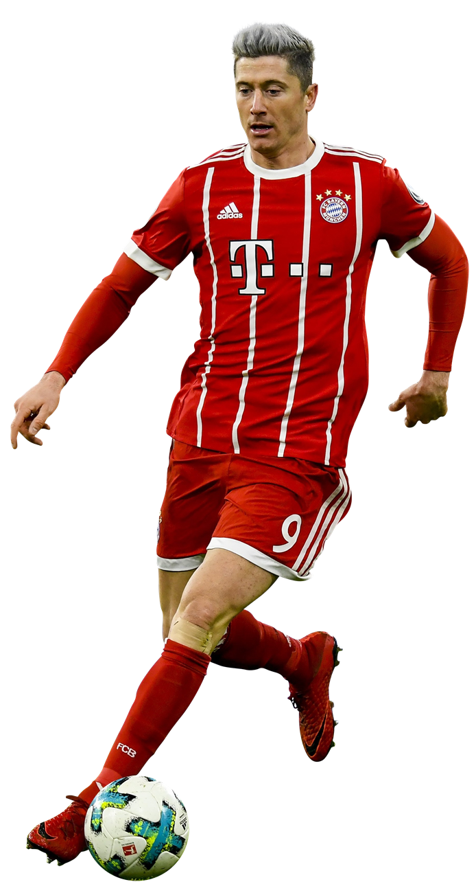 Robert Lewandowski football render - 43240 - FootyRenders