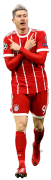 Robert Lewandowski football render