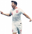 Robert Lewandowski football render