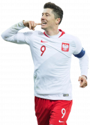 Robert Lewandowski football render