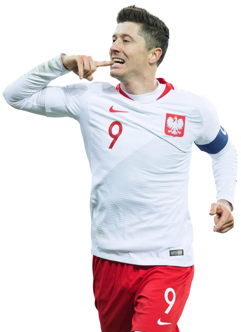 Robert Lewandowski football render - 45331 - FootyRenders