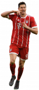 Robert Lewandowski football render