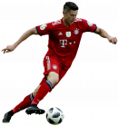 Robert Lewandowski football render