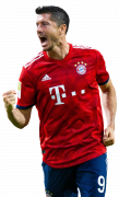 Robert Lewandowski football render