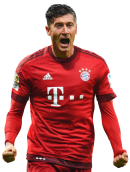 Robert Lewandowski football render