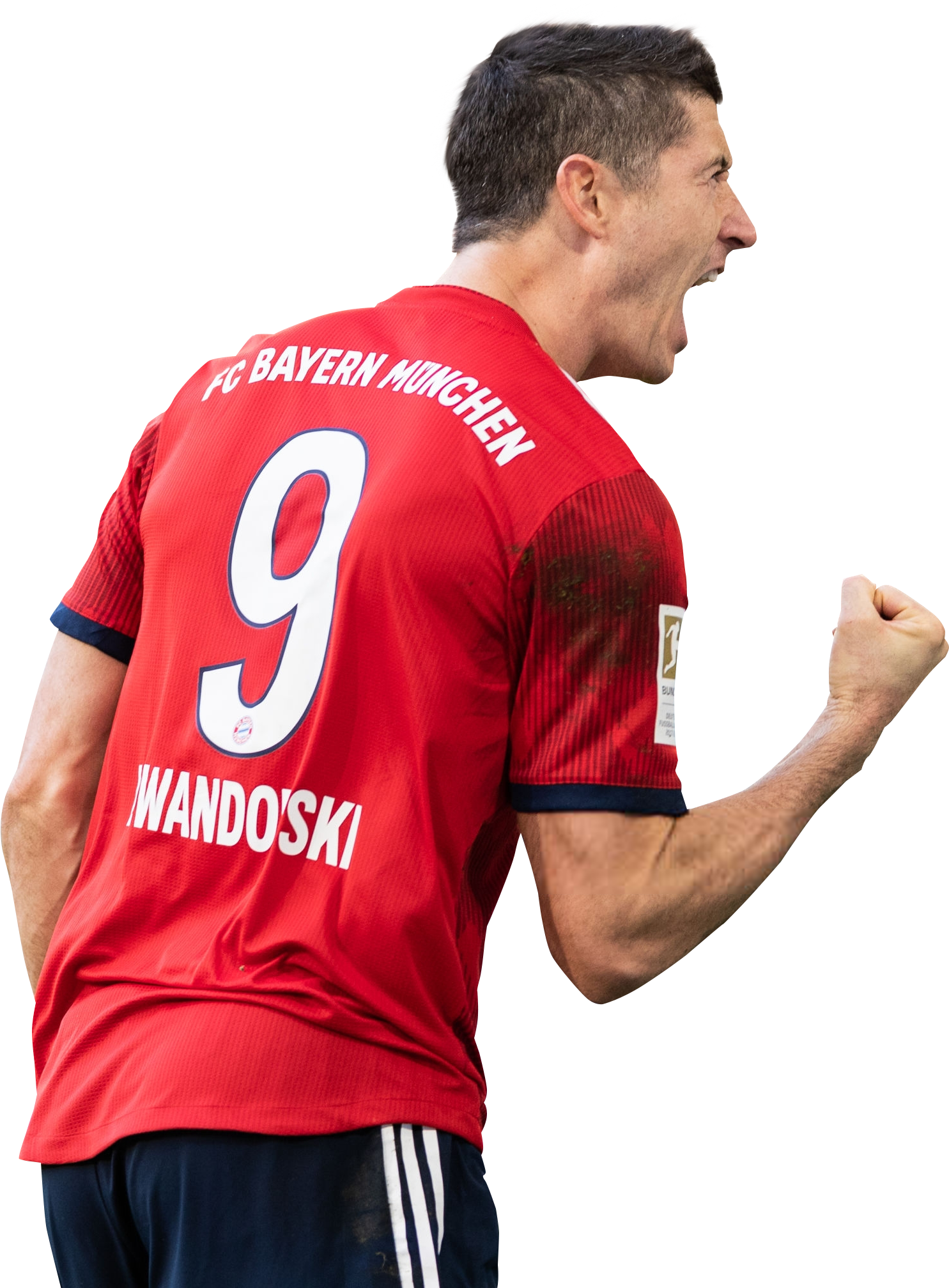 Robert Lewandowski football render - 50085 - FootyRenders