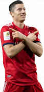 Robert Lewandowski football render