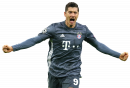 Robert Lewandowski football render