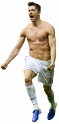 Robert Lewandowski football render