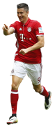 Robert Lewandowski football render